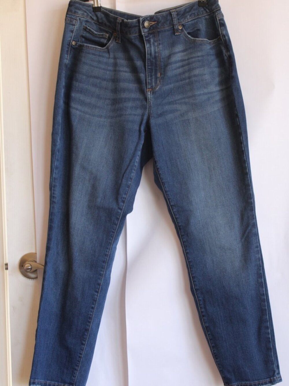 Sonoma Curvy High Rise Skinny Jeans Women's 14 Short